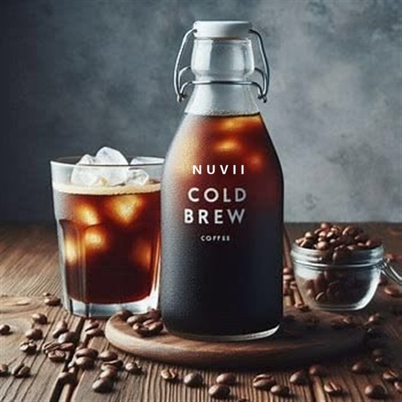 Cold Brew bottle on ice